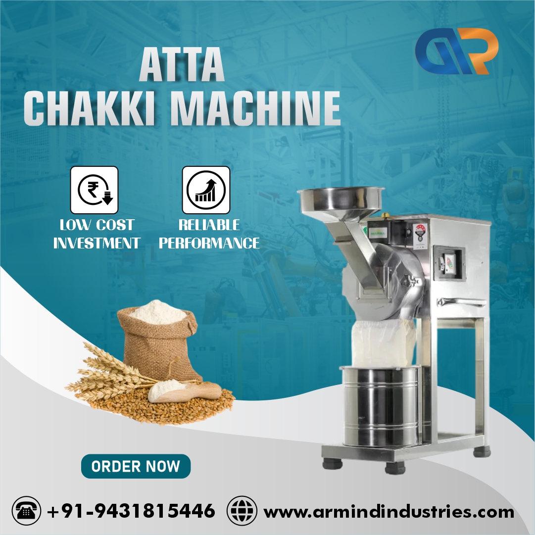 Atta Chakki Machine in Patna – Buy Domestic & Commercial Flour Mills